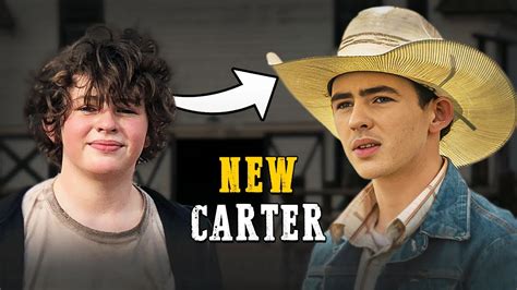 I watched the last season finale just before this season's opening. . Is carter the same kid on yellowstone